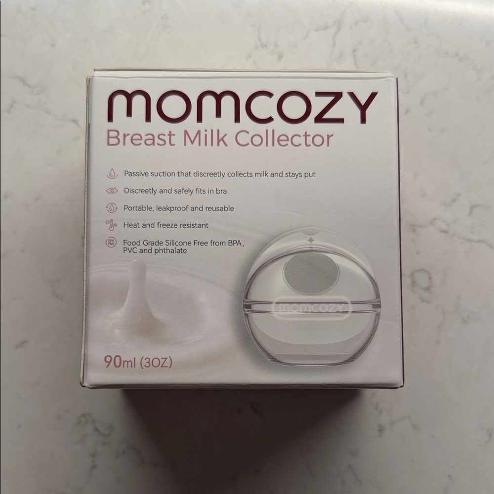 Momcozy Breast Milk Collector - White